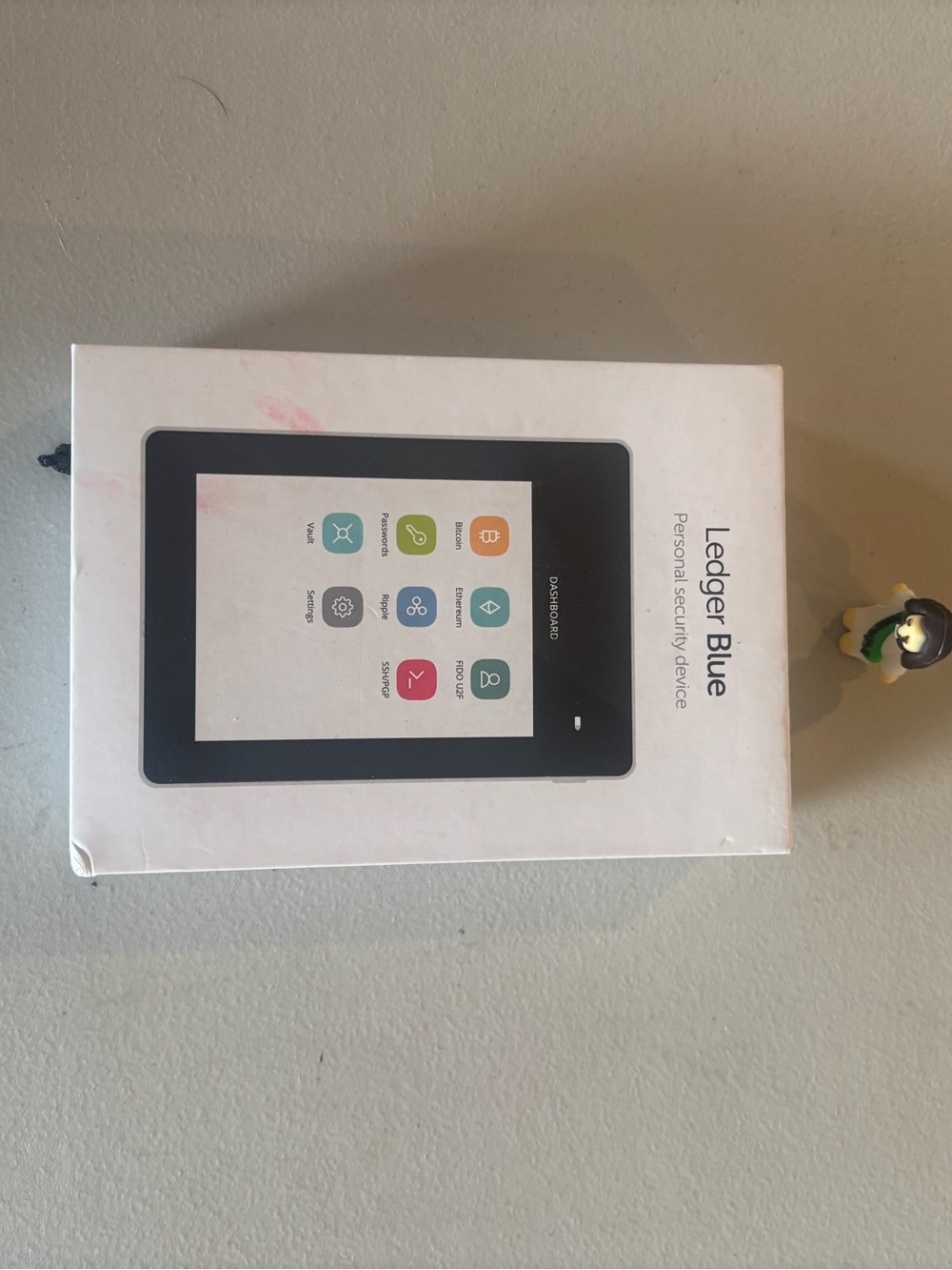 Ledger Blue Hardware Wallet in White and Black